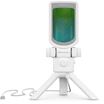 Genesis Radium 250 Microphone for Players USB White - style: Radium 250 White