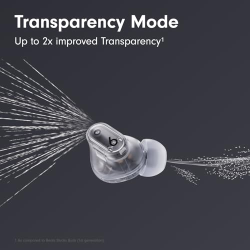 Beats Studio Buds + - Transparent with AppleCare+ (2 Years) - color: Transparent, style: With AppleCare+