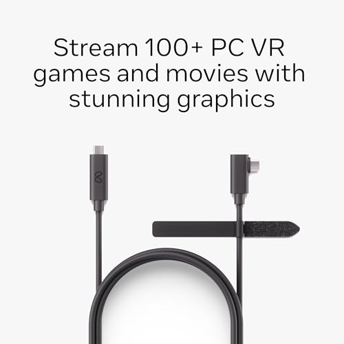 Meta Quest Link Cable - Virtual Reality Headset Cable for Quest - 16FT (5M) - PC VR - style: Link Cable