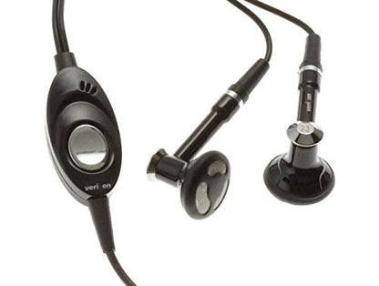 Headset OEM 2.5mm Hands-Free Earphones Dual Earbuds Headphones Earpieces w Mic Stereo Black for Verizon Samsung Gusto 2 - Verizon Samsung Gusto U360 - Verizon Samsung Haven U320