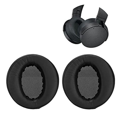 GOWENIC Replacement Ear Pads for MDRXB950BT Headset Headphone Earpads, Red Velour Ear Cushions, Soft Foam Earpad Covers for Over Headphones (Black) - color: Black