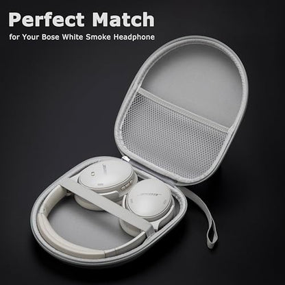 Ginsco Universal Headphone Case Compatible with JBL Tune 510BT 720BT, Sony WH-CH 720N/WH-CH520, with Bose/JBL/Soundcore Life Q20i Q30/BERIBES/TOZO/KVIDIO etc. Waterproof Carrying Case (Gray White) - color: Gray White