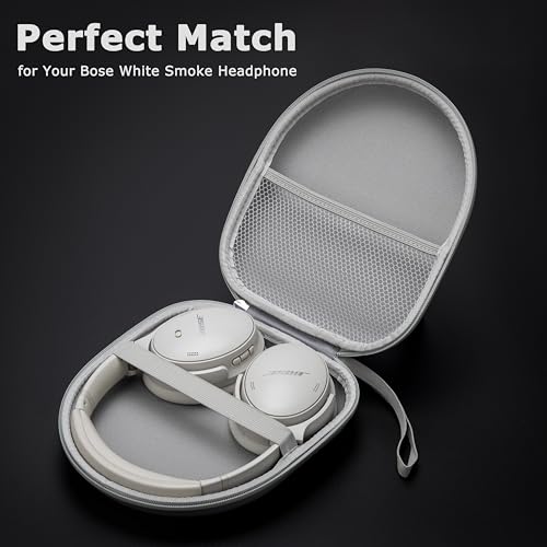 Ginsco Universal Headphone Case Compatible with JBL Tune 510BT 720BT, Sony WH-CH 720N/WH-CH520, with Bose/JBL/Soundcore Life Q20i Q30/BERIBES/TOZO/KVIDIO etc. Waterproof Carrying Case (Gray White) - color: Gray White