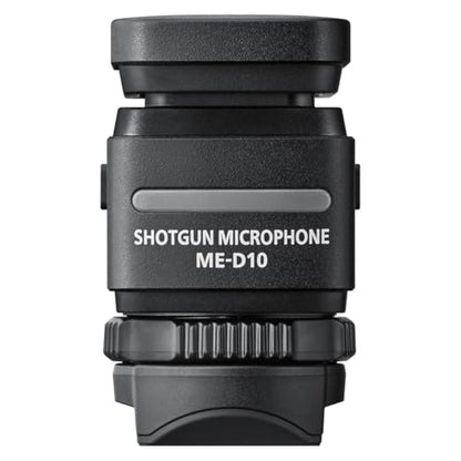 Nikon ME-D10 Shotgun Microphone for ZR Digital Accessory Shoe | Multi-Pattern Pickups and 32-bit Float Audio Recording, Professional-quality audio, Style, Two modes