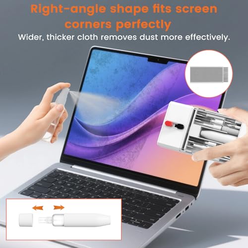 Keyboard Cleaning Kit, pc Cleaning kit with Keyboard Cleaner | Laptop Cleaner Kit, computer cleaning kit, 22-in-1 Computer Screen Cleaning keyboard Brush for Keyboard, MacBook, LaptopV