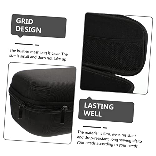 ibasenice Portable Microphone Case Durable Mic Storage Bag with Built Mesh Pocket for USB Cable and Accessories Lightweight Carrying Pouch Suitable for Microphones and Speakers