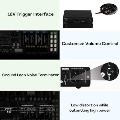 Topping A90 Discrete Fully Discrete Balanced Headphone Amplifier, HiFi NFCA 4Pin XLR/4.4mm Balanced/6.35mm SE Out 9800mWx2 Desktop Headphone Amp Preamplifier (Silver)
