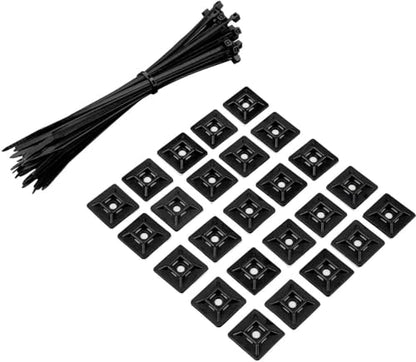 RockBoard by Warwick Board Organizer Cable Tie and Cable Tie Holder Set