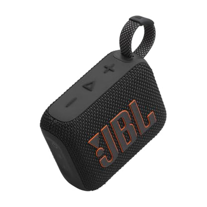 JBL Go 4 - Ultra-Portable, Waterproof and Dustproof Bluetooth Speaker, Big JBL Pro Sound with Punchy bass, 7-Hour Built-in Battery, Made in Part with Recycled Materials (Black) - color: Black