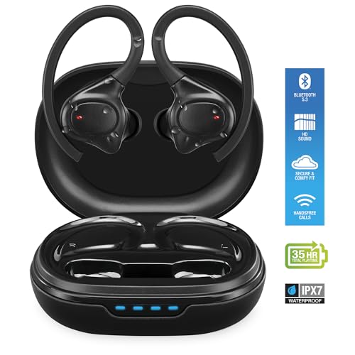 iLive IPX7 Waterproof True Wireless Earbuds w/Rechargeable Case, IAEBTW53B