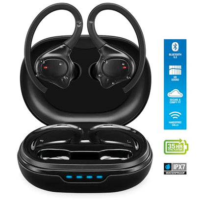 iLive IPX7 Waterproof True Wireless Earbuds w/Rechargeable Case, IAEBTW53B