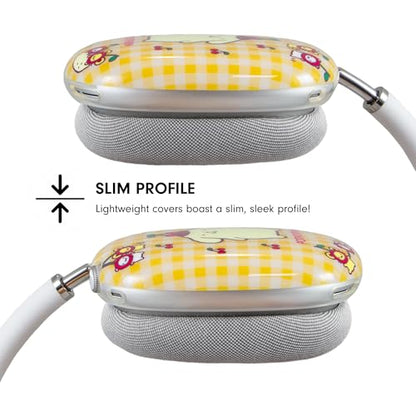 Sonix x Sanrio Protective Case for AirPods Max Headphones - Stylish TPU Hard Shell Ear Cup Covers | Old School Pompompurin - color: Old School Pompompurin