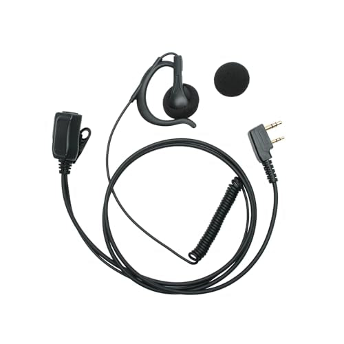 G-Shape Earpiece Compatible with Baofeng UV-5R Kenwood TK-3107