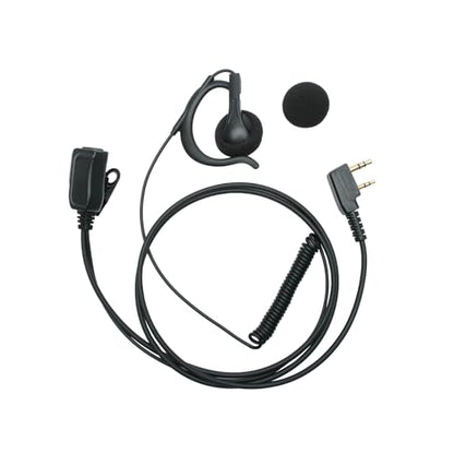 G-Shape Earpiece Compatible with Baofeng UV-5R Kenwood TK-3107