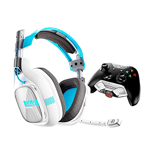 Microphone for Astro A40, A40 TR Gaming Headsets, Detachable 3.5mm, White | Noise Cancellation Mic with Foam Cover, for PS5 PS4 Xbox Series X/S - color: White