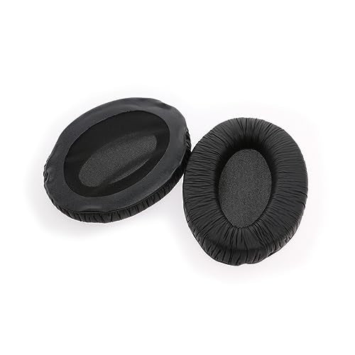 Replacement Ear Pads for Pro Headphones Black Pu Cushions Comfortable and Durable Design Enhances Bass Performance for Old Damaged Ear Pads