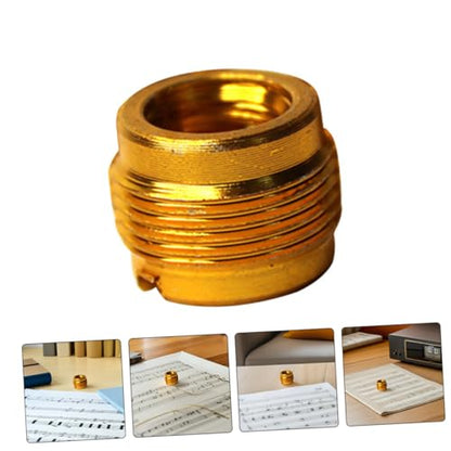 6pcs Aluminum Microphone Screw Converter Set 3/8 to 5/8 Thread Adapter with Anti-Vibration Design Compatible with Mic Stands and Recording Equipment