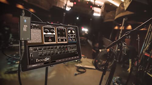 IK Multimedia iRig HD 2 guitar audio interface for iPhone, iPad, Mac, iOS and PC with USB-C, Lightning and USB cables and 24-bit, 96 kHz music recording - size: iRig HD 2