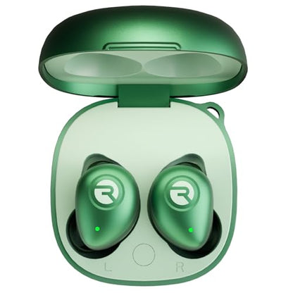 Raycon Fitness Bluetooth Wireless Earbuds + Microphone with Active Noise Canceling, Sweat & Water-Resistant Earphones, Running Headphones, Ear Buds Wireless Bluetooth 56 Hours Playtime (Green) - color: Green