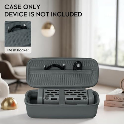 Hard Travel Case Compatible with Turtlebox Ranger Outdoor Portable Bluetooth 5.4 Speaker, Hard Carrying Case with Handle, Shockproof Protective Speaker Storage Bag (Only Case) (gray) - color: gray