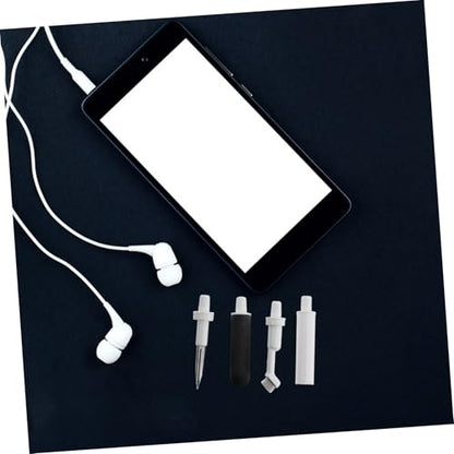 MERRYHAPY Earbud Cleaning Pen Kit Portable Tool with Soft Brush and Sponge for Cleaning of Earphones Keyboards and Electronic Devices
