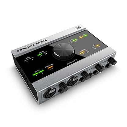 Native Instruments Komplete Audio 6 USB Audio Interface with Recording, DJ, Synth, and Production Software