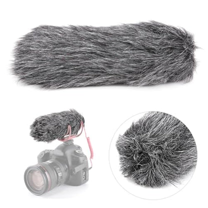 Windscreen Muff, Microphone Windshield, Furry Microphone Windscreen for VideoMic GO Outdoor Recorder