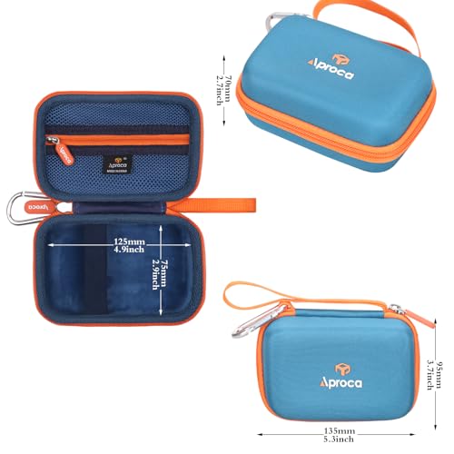 Case for JBL Go 4 / GO 5 / Go 3 Ultra Portable Speaker -Blue (Case Only) - color: Blue