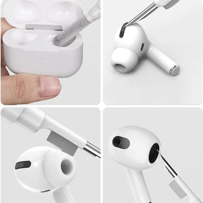 [3 in 1] TSVSXS Silicone Case Compatible with Bose Ultra Open Earbuds, Soft Protective Cover for Bose Open Ear Wireless Earbuds with Cleaning Kit Keychain - color: Red