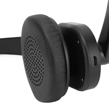 EBTOOLS Bluetooth Cordless Headset, Mono Telephone Headset with Rotatable Microphone, 11h Talk Time, All Day Comfort Design, Single Ear Call Center Headset for Office Home