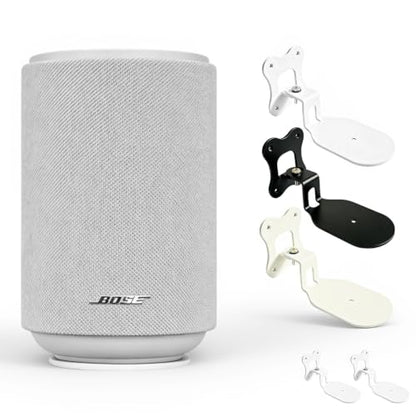Wall Mount for Bose Lifestyle Ultra Speaker, Sturdy Bracket (White - 2pcs) | Precision fit for Bose Lifestyle Ultra – sturdy metal – easy install – screws included – mount only, speaker not included - color: White - 2pcs