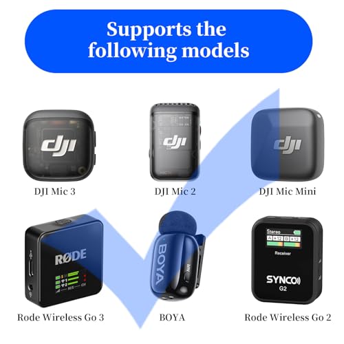 USB C to Lighting OTG Adapter for Connecting DJI Mic Mini and DJI Mic Series Receiver to iOS iPhone 14 13 12 11 Smartphone/PC/Mac Connector Wireless Microphone Receiver (1)
