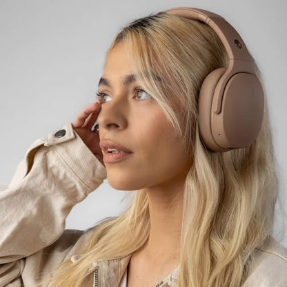 Skullcandy Crusher Evo Wireless Multi-Sensory Bass Headphones - Primer | Bluetooth, Noise Isolating Over-Ear Fit, 40 Hours Battery, Microphone, Working Out, Gym, Travel, Studying, Music - color: Primer
