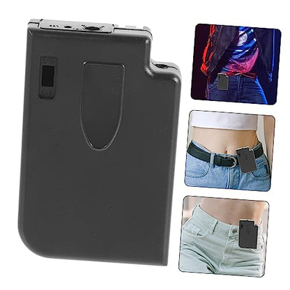 MERRYHAPY Microphone Carrier for Fitness Instructors Bodypack Transmitter Mic Belt Pouch Clip Wireless Mic Workout Microphone Pouch