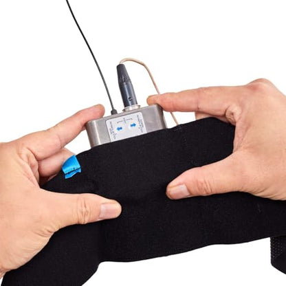 Breathable Mic Belts - Mic Pack Belt, Ideal Microphone Bag for Theatre Use, Fits Most Transmitters/Receivers - size: XL