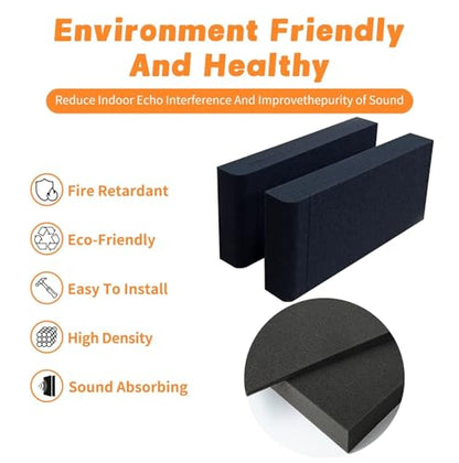 2 Pack Studio Monitor Isolation Pads for Speakers 3-5 Inches Sound Insulation Studio Foam Prevents Vibrations Acoustic Speaker Isolation Pad High Density Fits Most Stands - size: Small