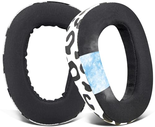 SOULWIT Cooling-Gel Earpads Replacement for Sennheiser GSP500, GSP550, GSP600, GSP 670 Gaming Headset, Ear Pads Cushions for EPOS H6 Pro, GSP601, GSP602 Headphones - Snow Leopard - color: Snow Leopard