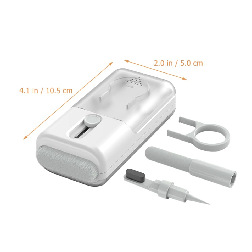 SUPVOX 1Set Multifunctional Earphone Cleaning Kit Durable Brush Cloth for Headphones Mobile Phones Computers and Cameras Deep Cleaning Tools with Soft Bristles for Dust