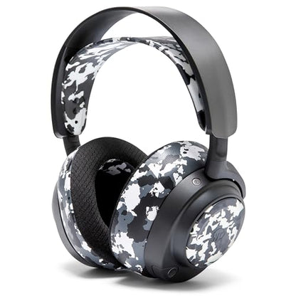 WC Side Plates for Arctis Nova Pro Wireless, Pro Wired & Nova Elite | Made by Wicked Cushions | Also fits Nova Pro Omni, 7, 7X & 7P | Snow Camo - color: Snow Camo