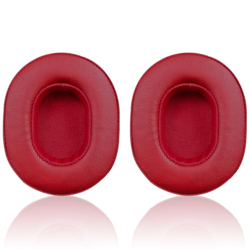 HAOMUK Replacement Ear Pads for Skullcandy Crusher Wireless/Evo/ANC Hesh 3/EVO/ANC, Headphones Ear Cushions, Headset Earpads, Ear Cups Cover-Red - color: Red
