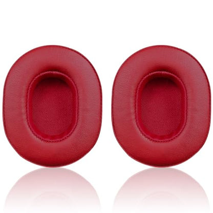 HAOMUK Replacement Ear Pads for Skullcandy Crusher Wireless/Evo/ANC Hesh 3/EVO/ANC, Headphones Ear Cushions, Headset Earpads, Ear Cups Cover-Red - color: Red