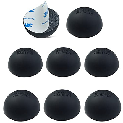 Subble 1.8 '' (8 Pack) Isolation Feet Suitable for 6'' - 8'' inch Speakers, The Hemisphere Bumper with Adhesive Will Prevent Vibrations and Improve The Sound of Your Monitors | Subble - size: 1.8'' - 8Pack for Speakers