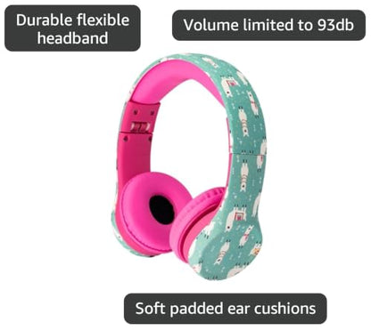 Snug Play+ Kids Headphones with Volume Limiting for Toddlers (Boys/Girls) - Llamas - color: Llamas, size: One Size