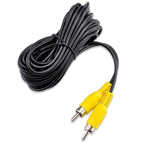 10M/33Feet RCA Video Cable Digital Audio Coaxial Cable with Male to Male Single Plug A/V Extension Cord for Subwoofer Car Rear View Parking Buckup Camera - size: 10M