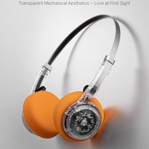 Over Ear Headphones, Wireless Headphones, Retro Sports Headphone with Adjustment Extendable Metal Headband & 6 Degree Adjustable Earcups for Prolonged Wearing