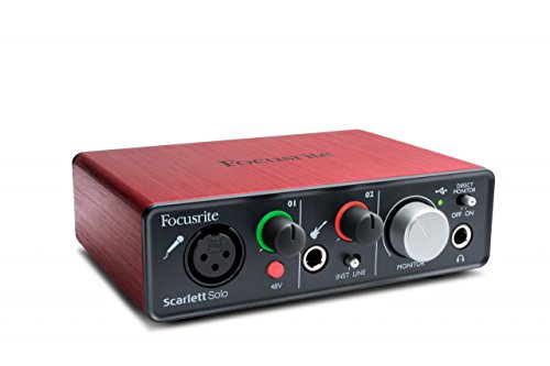 Focusrite Scarlett Solo Compact (1st Gen) USB Audio Interface - style: Interface Only