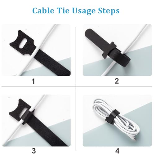 QC35/QC25 Replacement Cord 2.5mm to 3.5mm Cable with Reusable Cable Tie, Headphone Audio AUX Wire Compatible with Bose QuietComfort 35 II, QC45/QC35/QC25, NC700/OE2/SoundLink/SoundTrue Headphones