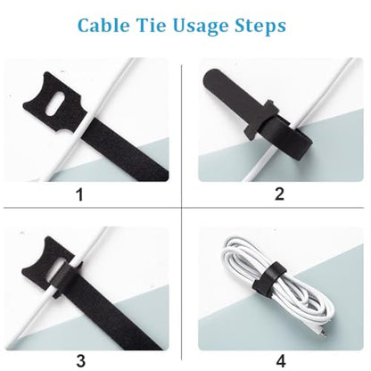 QC35/QC25 Replacement Cord 2.5mm to 3.5mm Cable with Reusable Cable Tie, Headphone Audio AUX Wire Compatible with Bose QuietComfort 35 II, QC45/QC35/QC25, NC700/OE2/SoundLink/SoundTrue Headphones