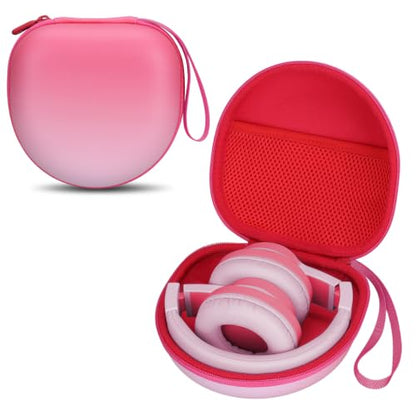Kids Headphone Case, Gradient Peach (Case Only) | Compatible with Candy Bila, iClever, JBL, acer, JoySpark, MIDOLA, EarFun, IMYB, noot Products Kids Headphone - color: Gradient Peach