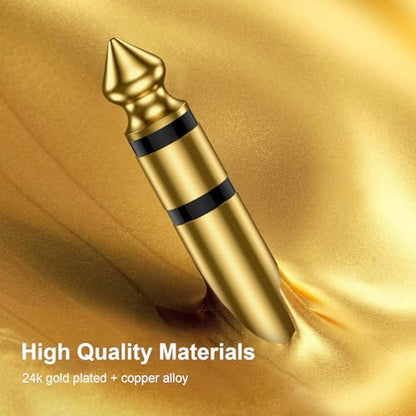 [2-Pack] 1/4" to 3.5mm Headphone Adapter, Gold-Plated Audio Converter | 6.35mm to 3.5mm Female Stereo Jack Plug for Earphone, Phone, Guitar Amp, Keyboard, Digital Piano, Speaker, Mixer